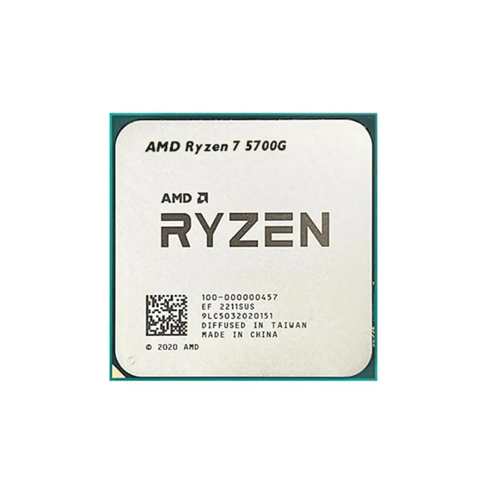 AMD Ryzen 7 5700G Tray Processor | 8 Core 16 Thread AM4 CPU with Radeon Vega 8 Graphics