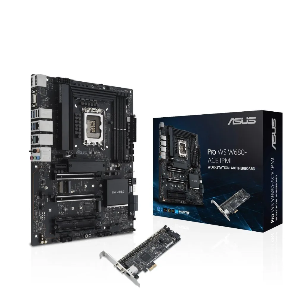 ASUS Pro WS W680-ACE DDR5 Workstation Motherboard | Intel W680 | LGA1700 | ECC Memory Support