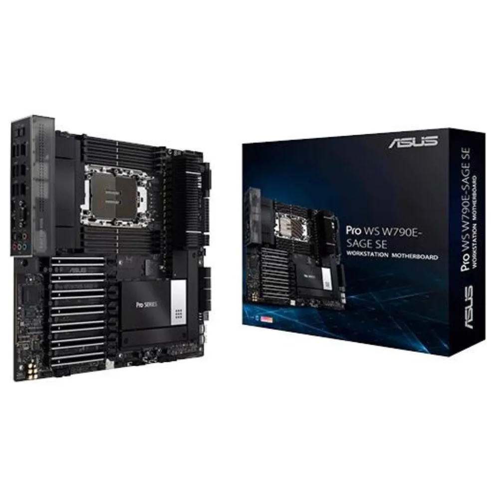 ASUS Pro WS W790E-SAGE SE Workstation Motherboard | Intel W790 | LGA4677 | DDR5 ECC RDIMM