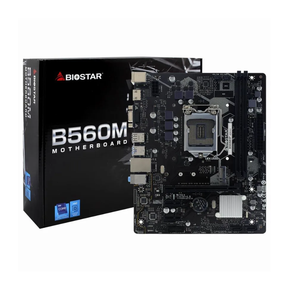 Biostar B560MH-P Intel B560 LGA1200 Micro-ATX DDR4 Motherboard
