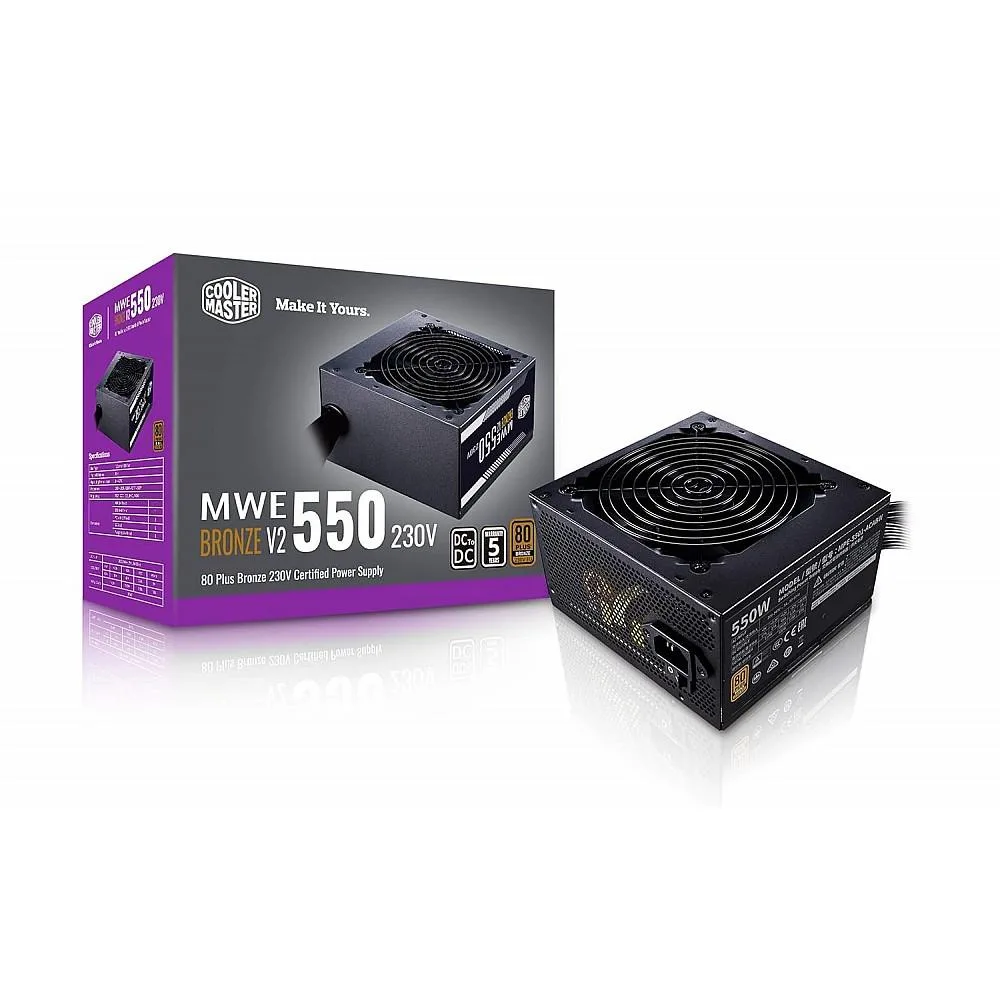 Cooler Master MWE 550 Bronze V2 550W 80 Plus Bronze Power Supply