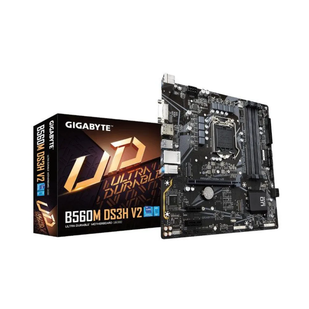 Gigabyte B560M DS3H V2 Intel B560 LGA1200 Micro-ATX DDR4 Motherboard
