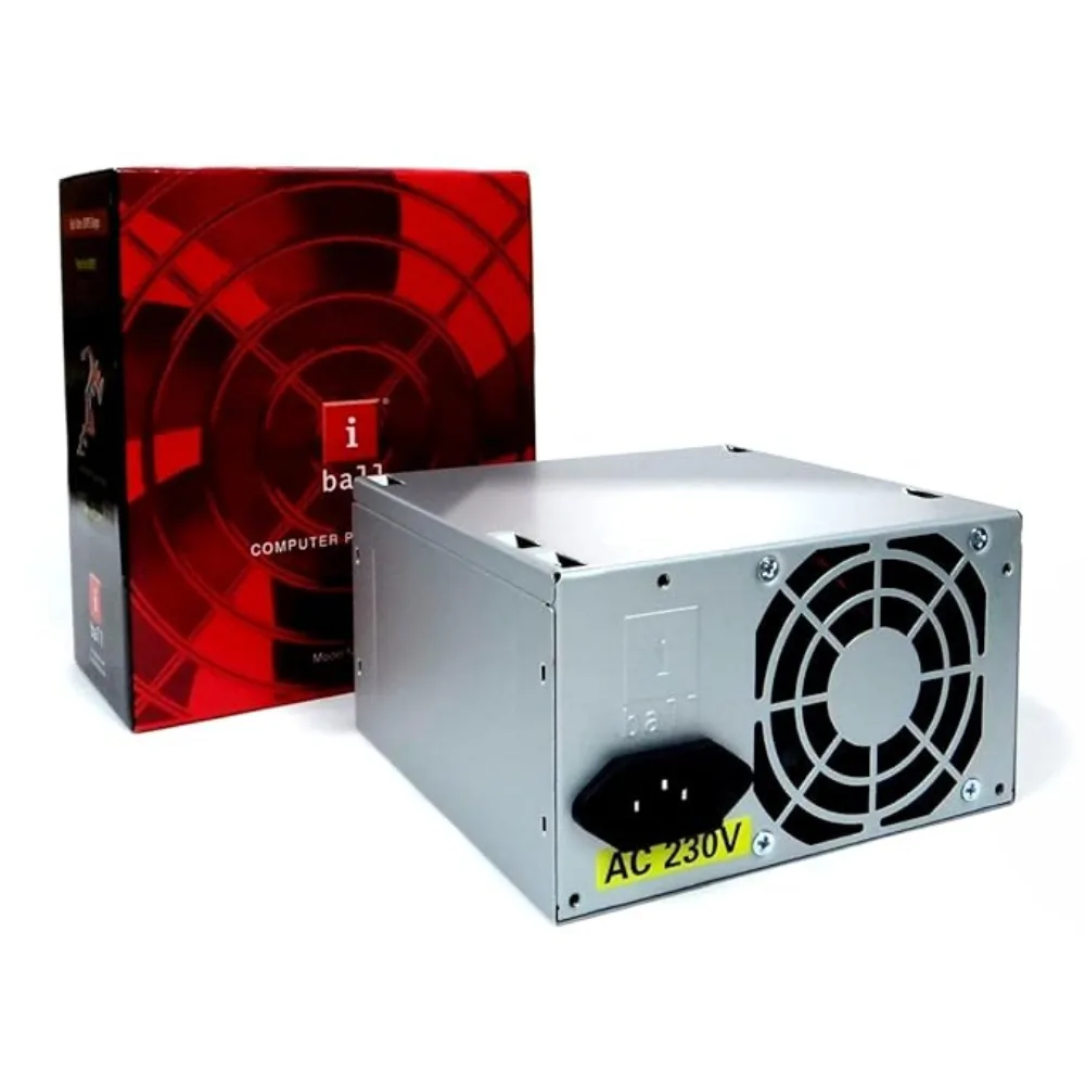 iBall ZPS-450 SMPS 450W Power Supply | ATX Desktop PSU with 120mm Silent Fan