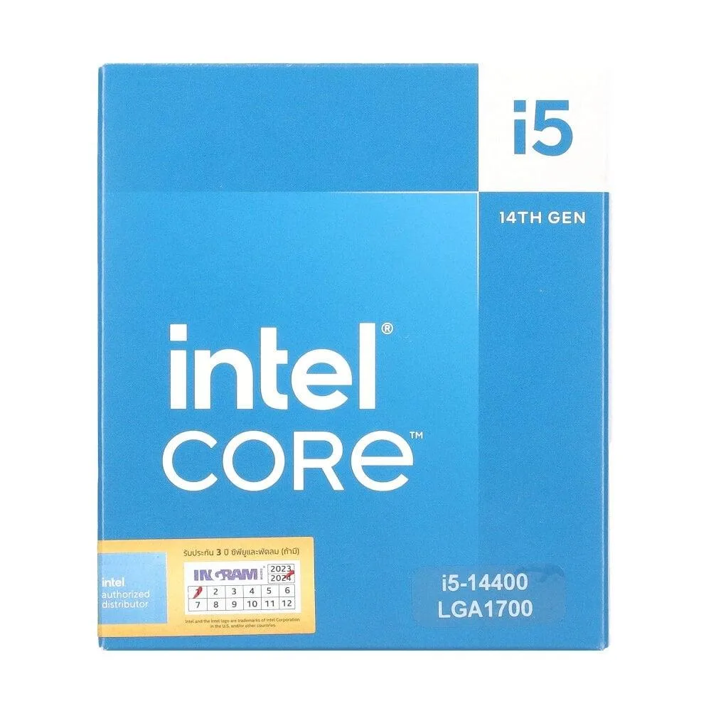 Intel Core i5-14400 Box Processor | 14th Gen LGA1700 CPU | 10 Cores 16 Threads | Up to 4.70GHz Turbo