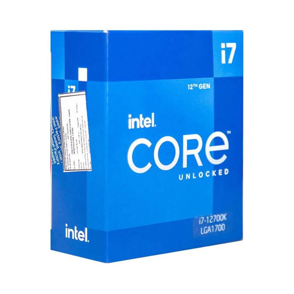 Intel Core i7-12700K Box Processor | 12th Gen Alder Lake 12-Core 20-Thread LGA1700 CPU