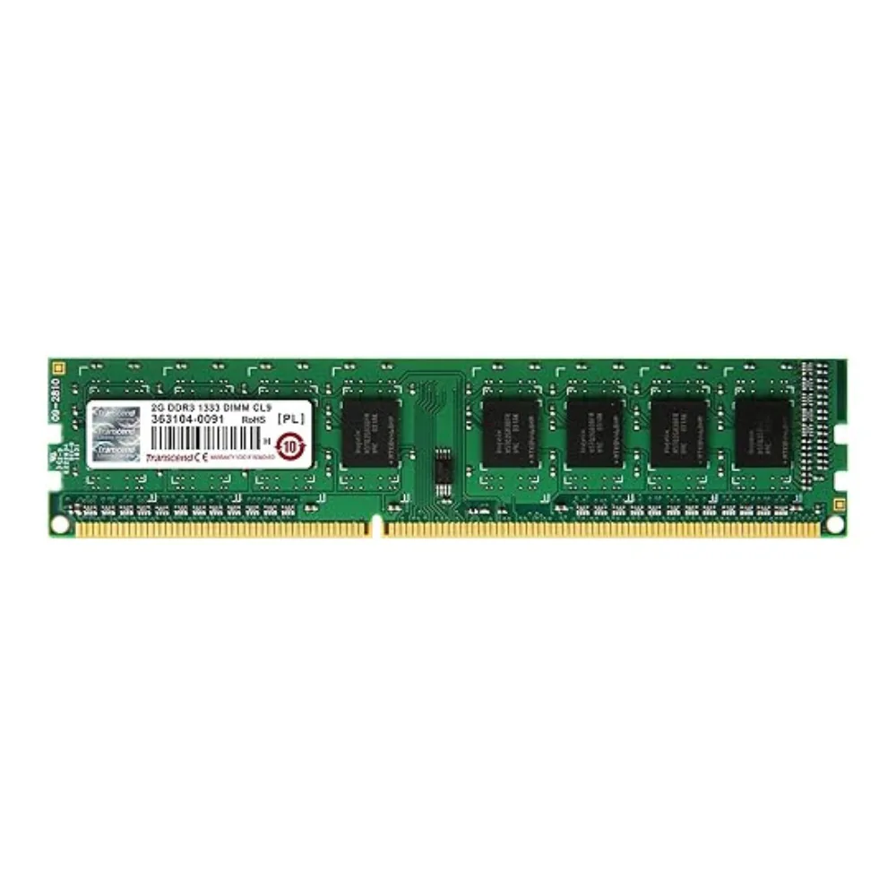 Transcend 2GB DDR3 1333MHz Desktop RAM JM1333KLU-2G | PC3-10600 240-Pin Memory Module