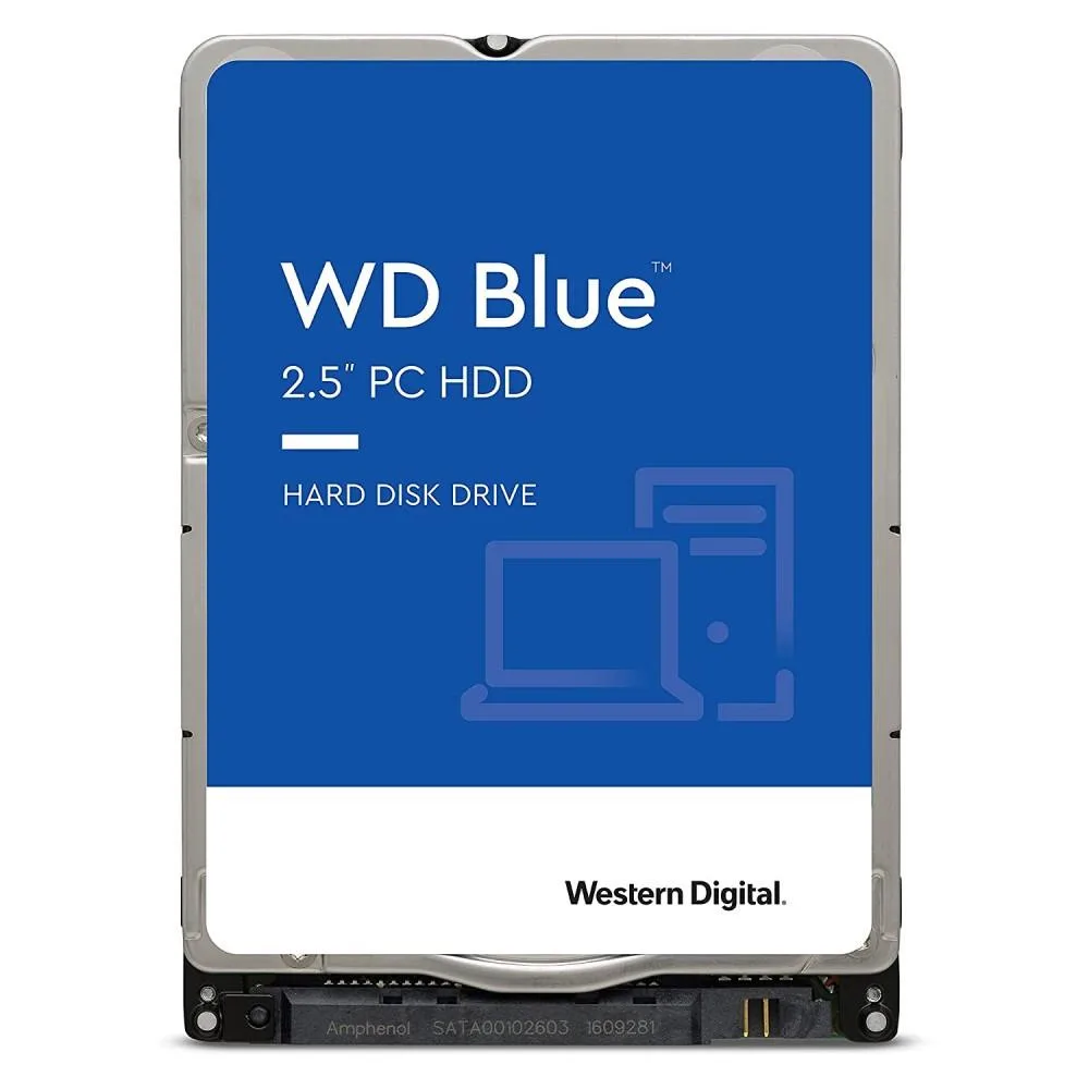 WD Blue 1TB Mobile HDD 2.5 Inch SATA III 5400 RPM Laptop Hard Drive